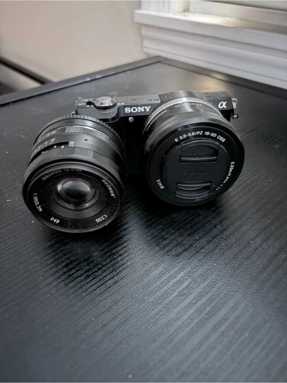 Sony A5000 Black Compact Camera Lens with Front Cap